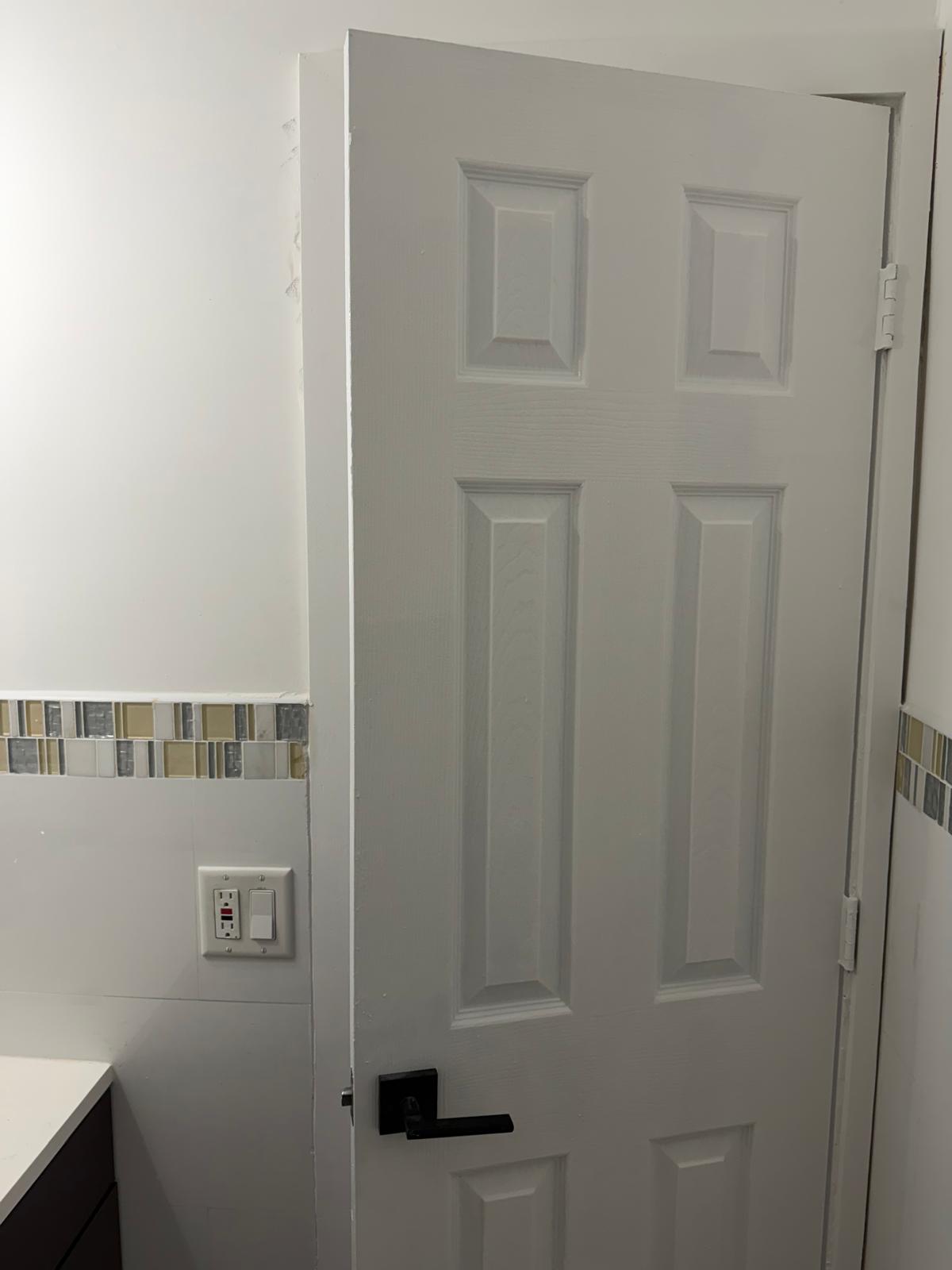 Bathroom interior door installation in Homestead, FL