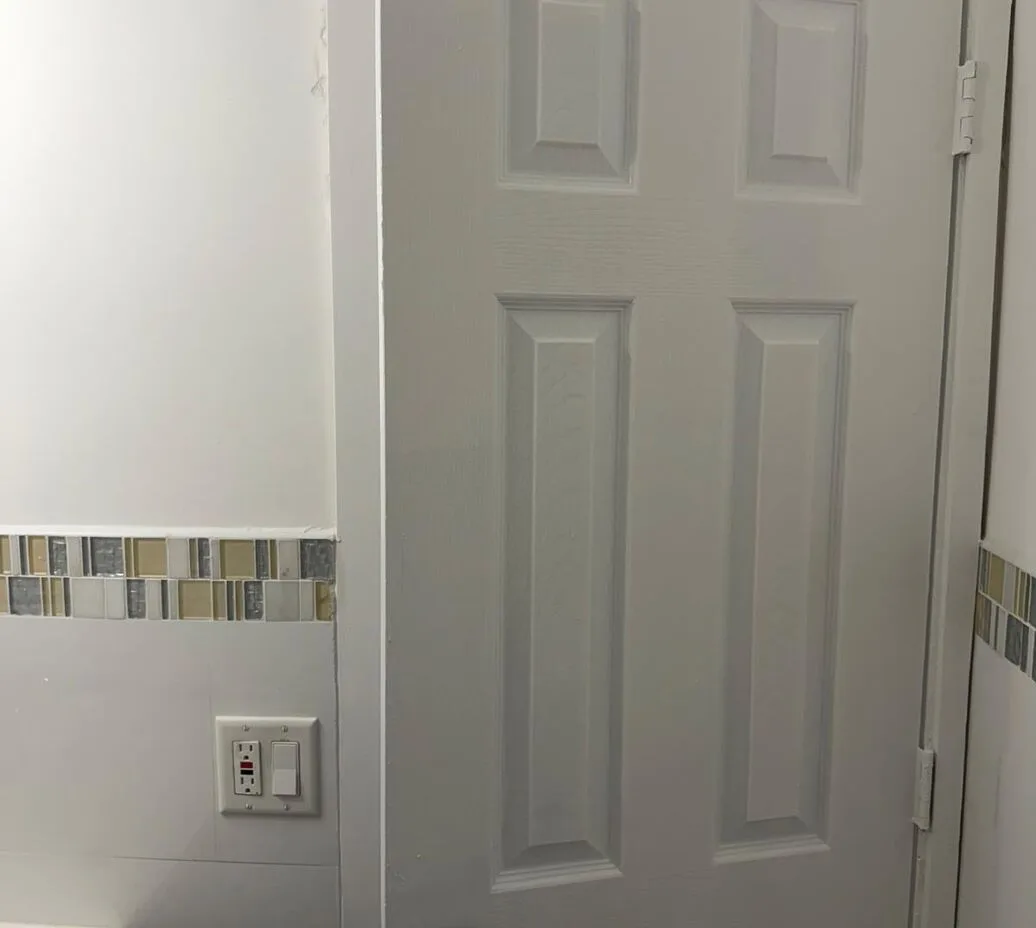 Door installation project by GXG Remodeling