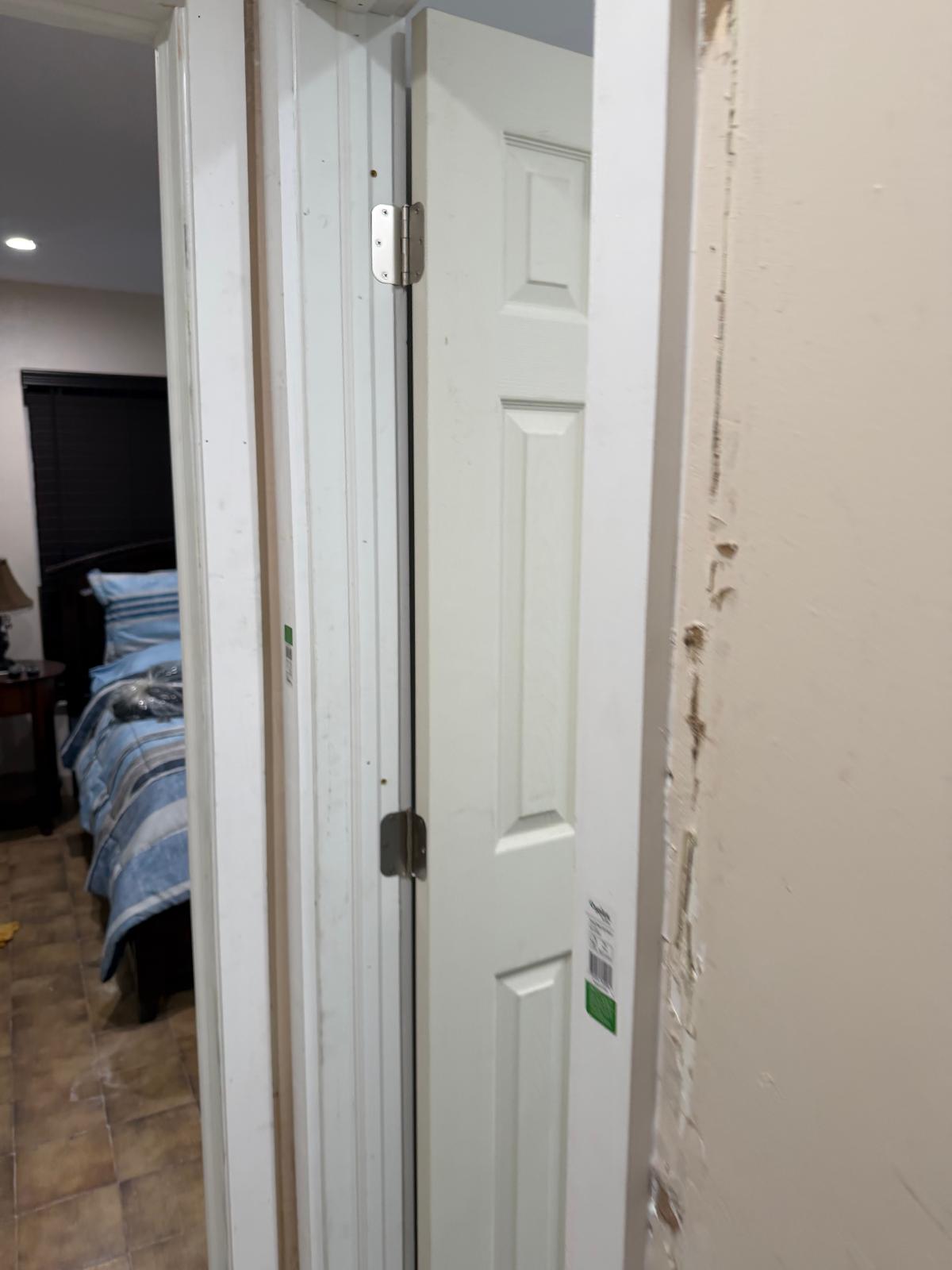 Interior door hinge installation in Homestead, FL